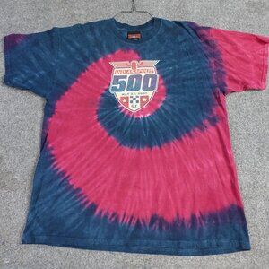 Indy 500 T-shirt XL Blue Tie Dye 2007 Swirl Indianapolis